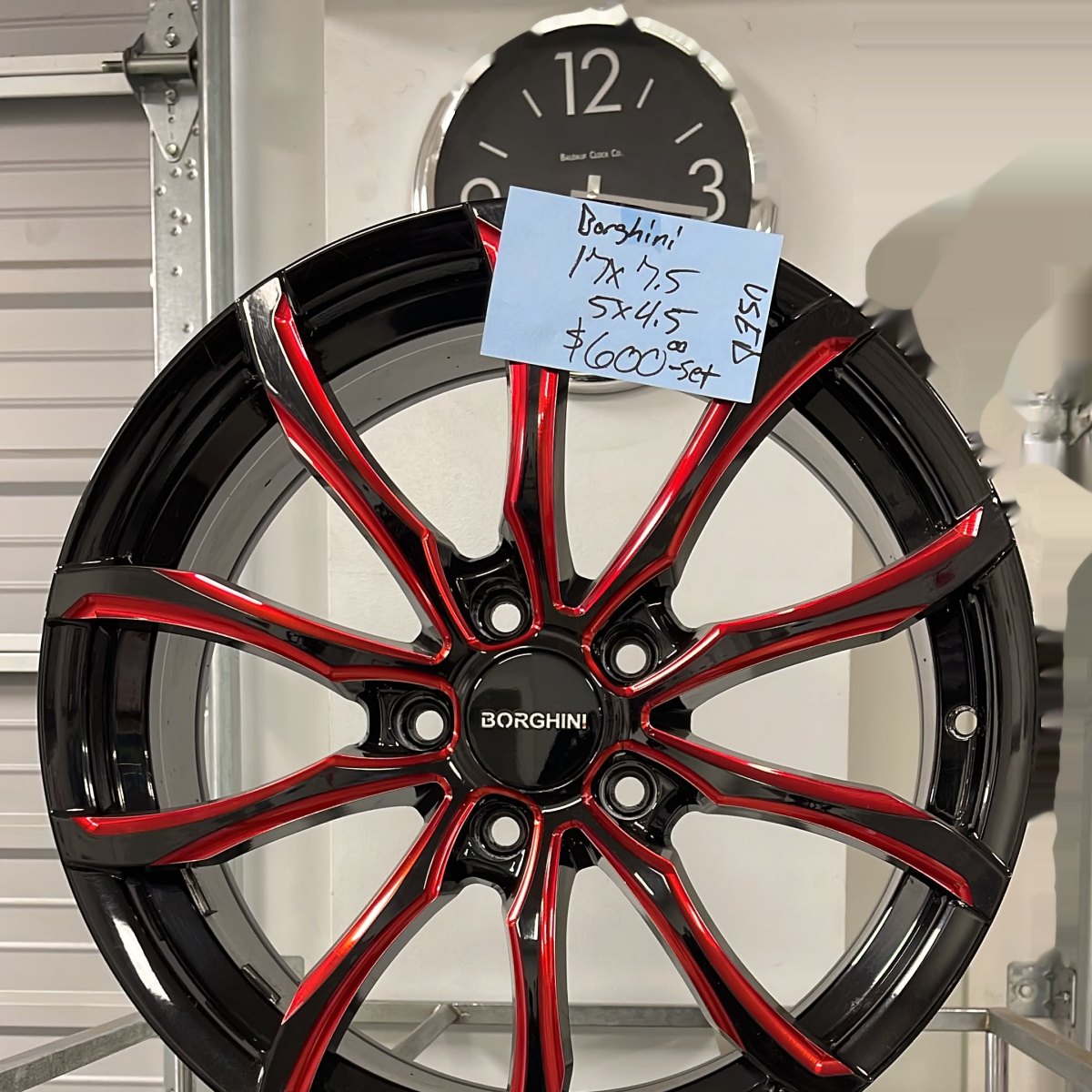 Borghini 17"x7.5" Wheel